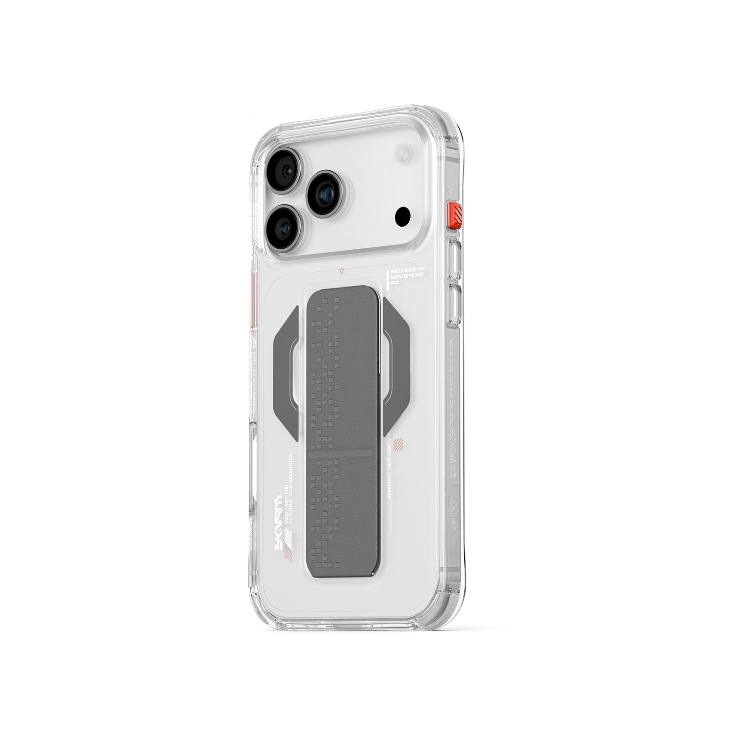 كڤر حماية SkinArma Haxa مع دعم MagSafe لهاتف iPhone 17 Pro | شفاف كڤر حماية SkinArma Haxa مع دعم MagSafe لهاتف iPhone 17 Pro | شفاف